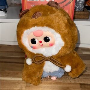 Baby Three I am not a warrior - bear- tongue out